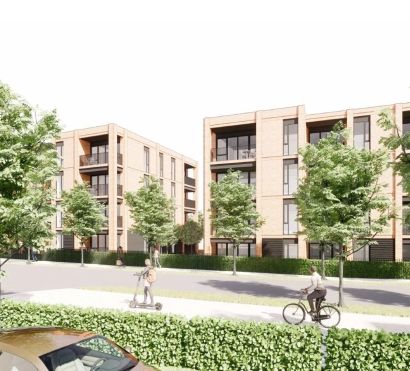 Trafford Waters housing.